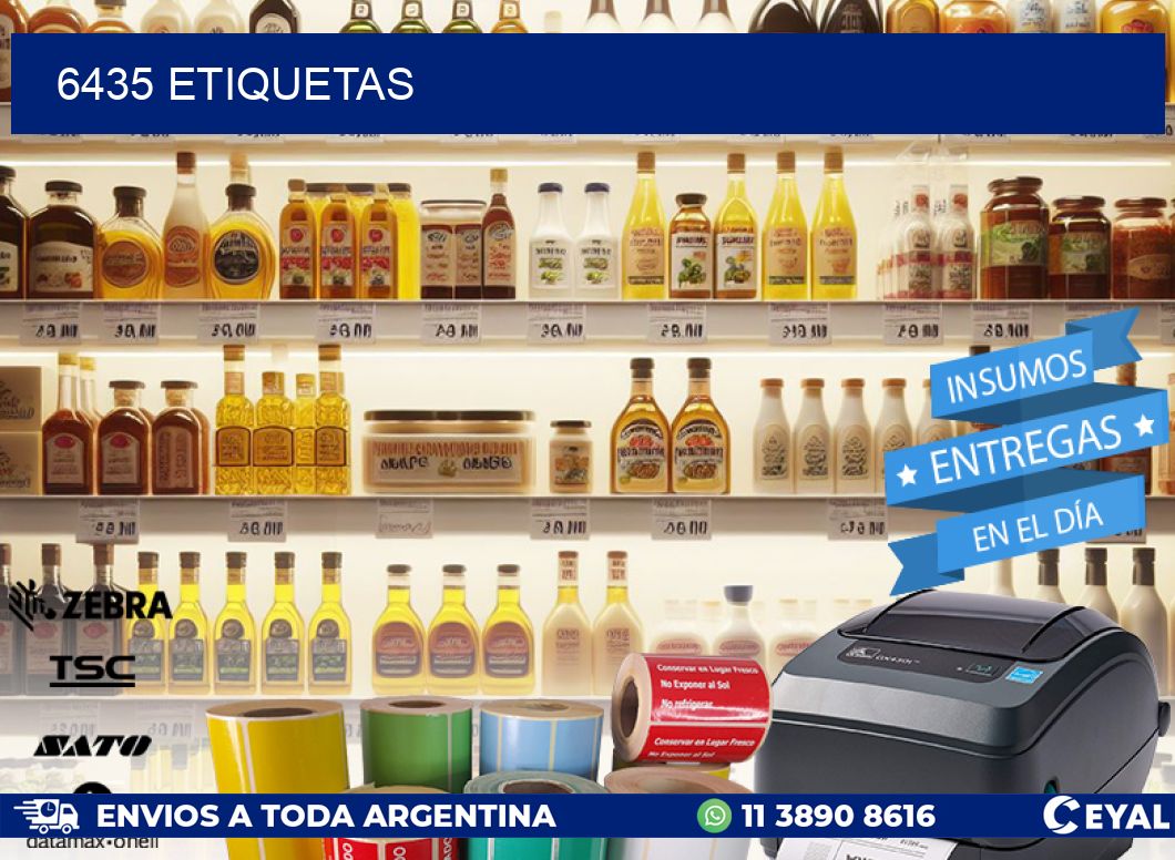 6435 ETIQUETAS