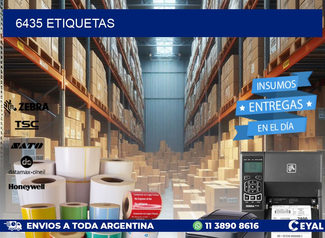 6435 ETIQUETAS