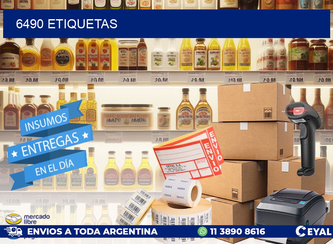 6490 ETIQUETAS