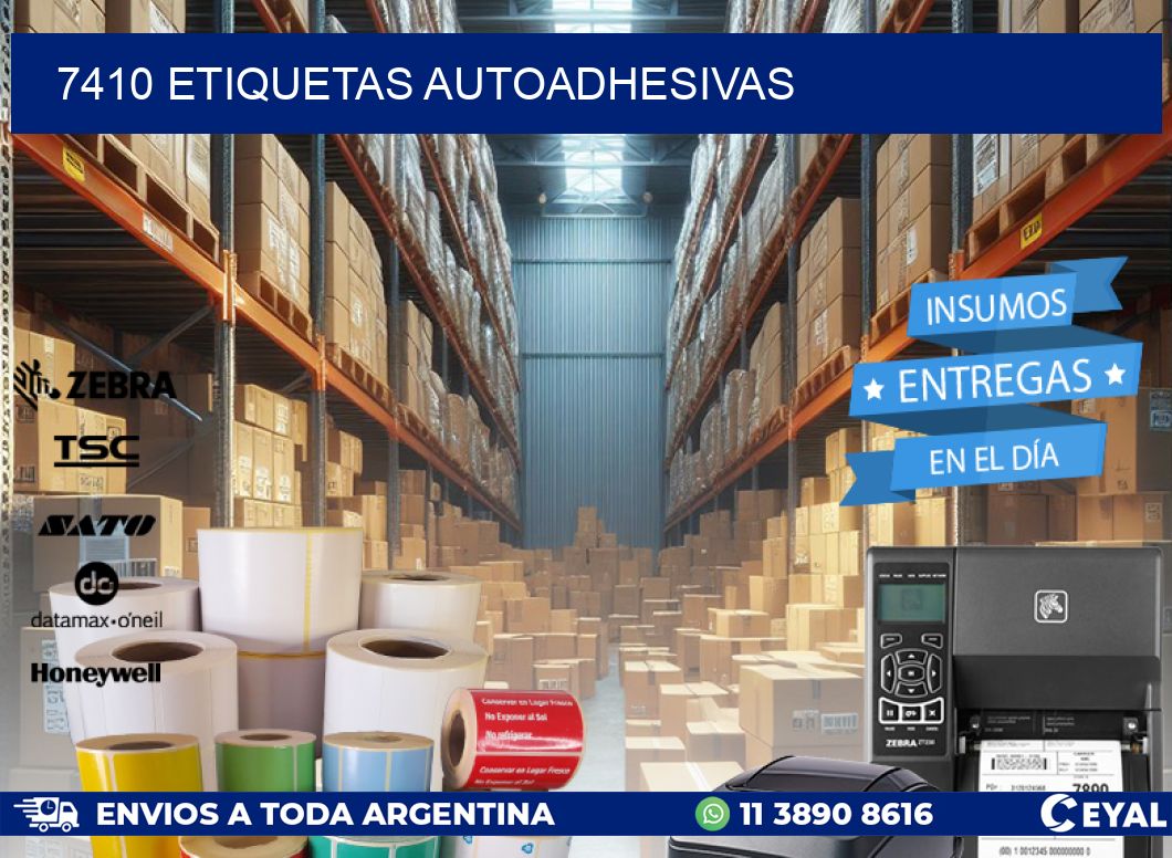 7410 ETIQUETAS AUTOADHESIVAS