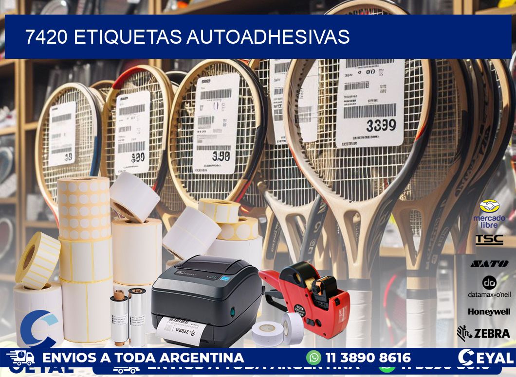 7420 ETIQUETAS AUTOADHESIVAS