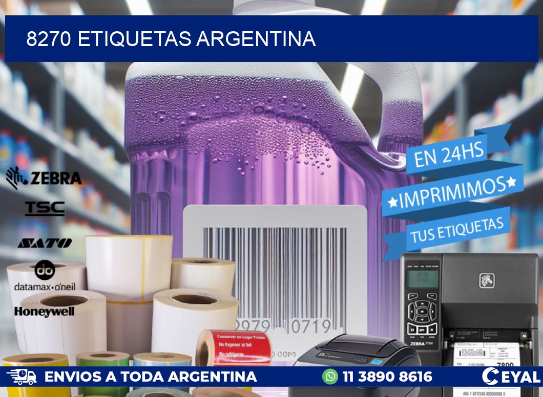 8270 ETIQUETAS ARGENTINA