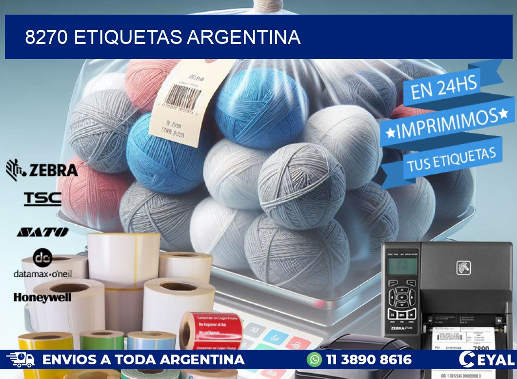 8270 ETIQUETAS ARGENTINA