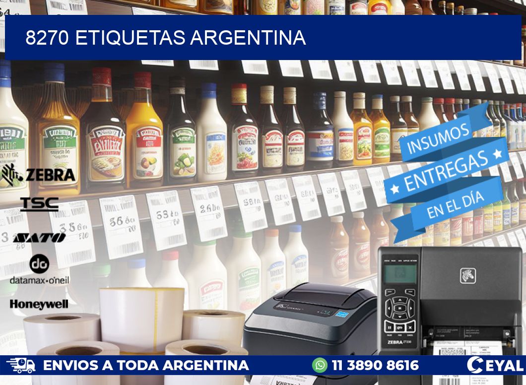 8270 ETIQUETAS ARGENTINA