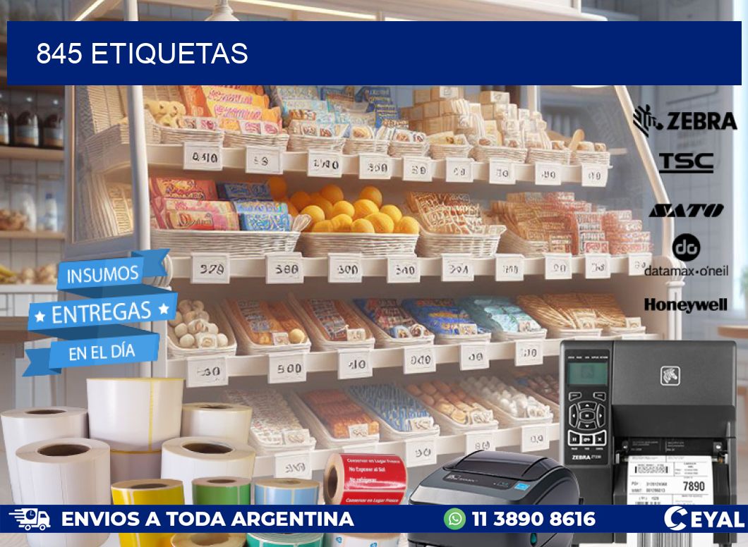 845 ETIQUETAS