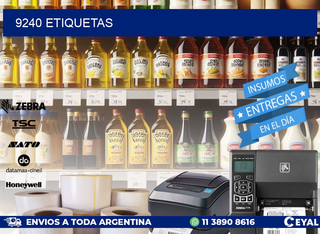 9240 ETIQUETAS