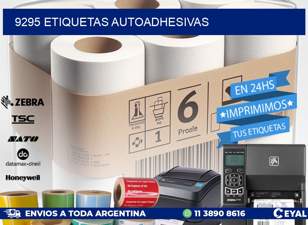 9295 ETIQUETAS AUTOADHESIVAS
