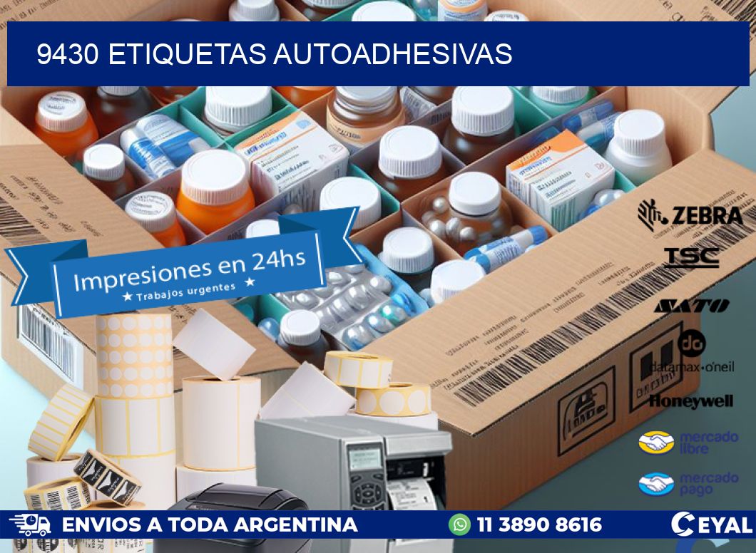 9430 ETIQUETAS AUTOADHESIVAS
