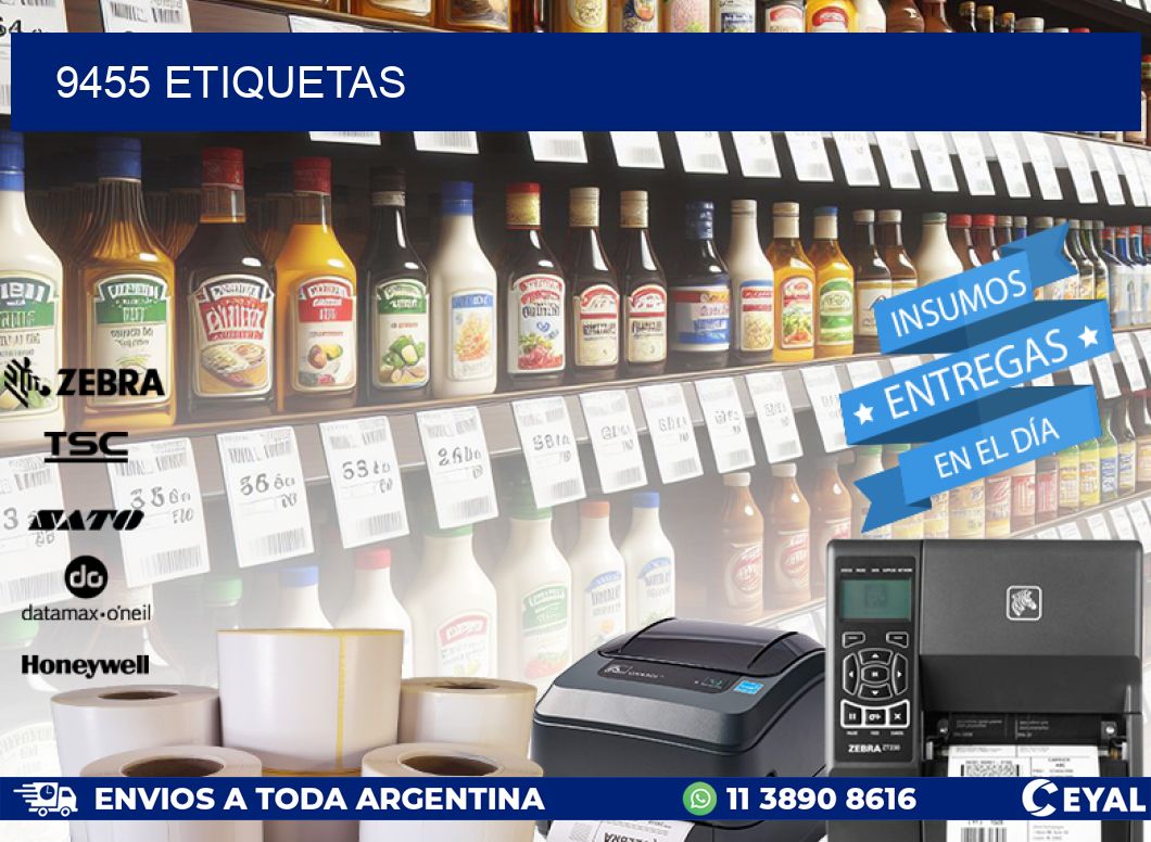 9455 ETIQUETAS