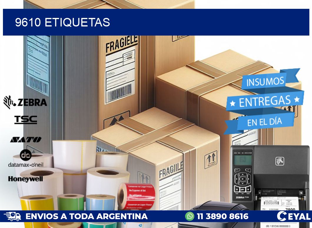 9610 ETIQUETAS