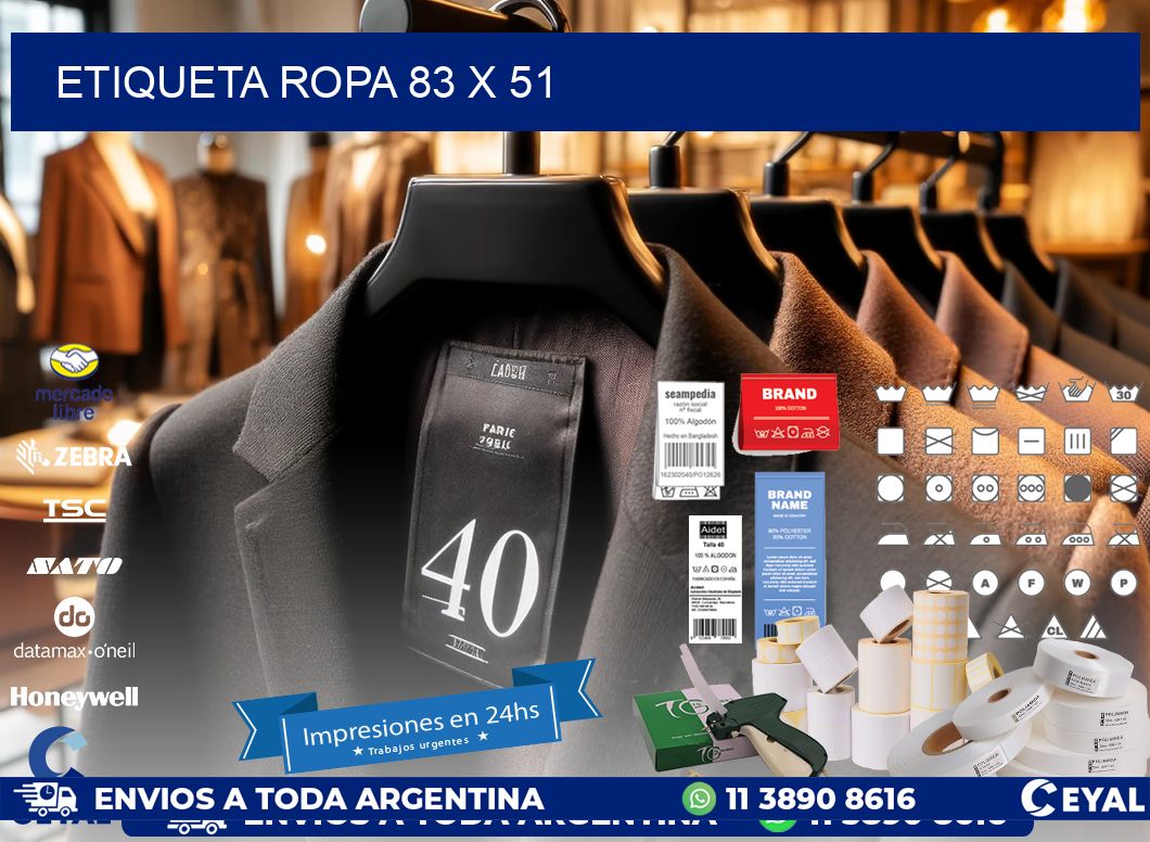 ETIQUETA ROPA 83 x 51