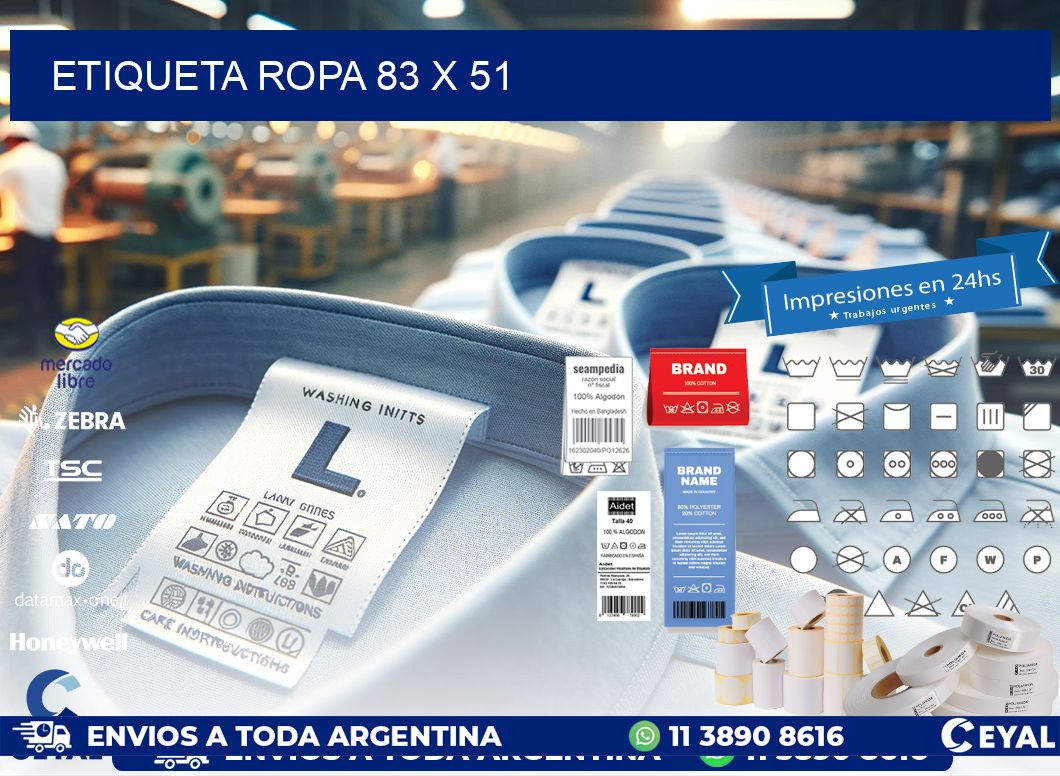 ETIQUETA ROPA 83 x 51