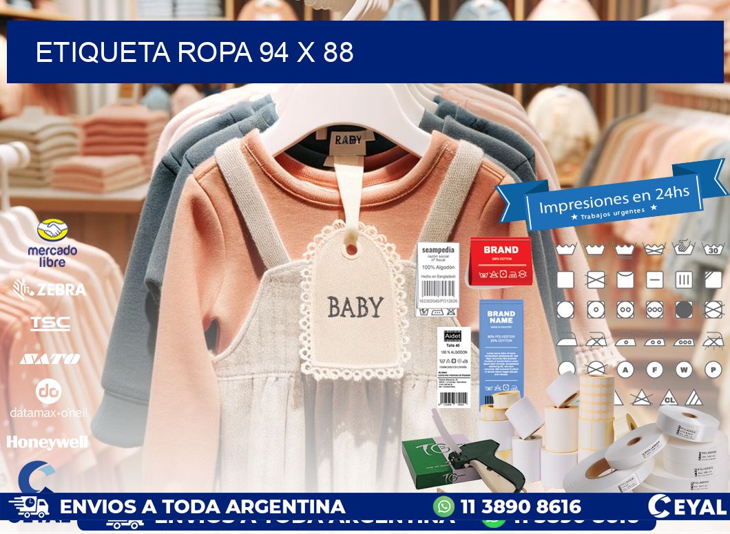 ETIQUETA ROPA 94 x 88