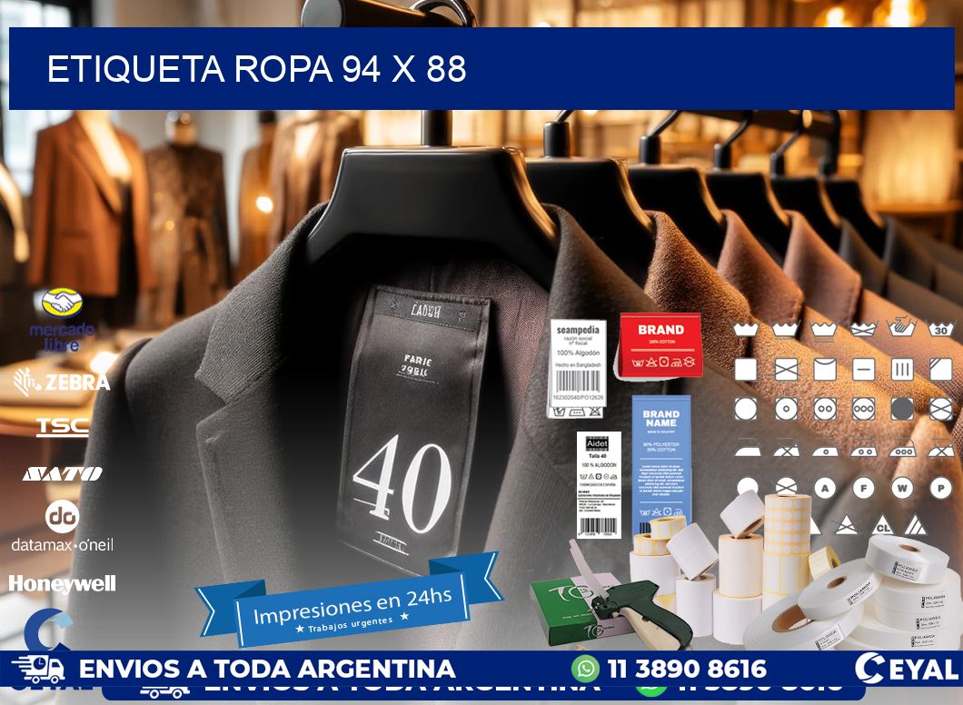 ETIQUETA ROPA 94 x 88