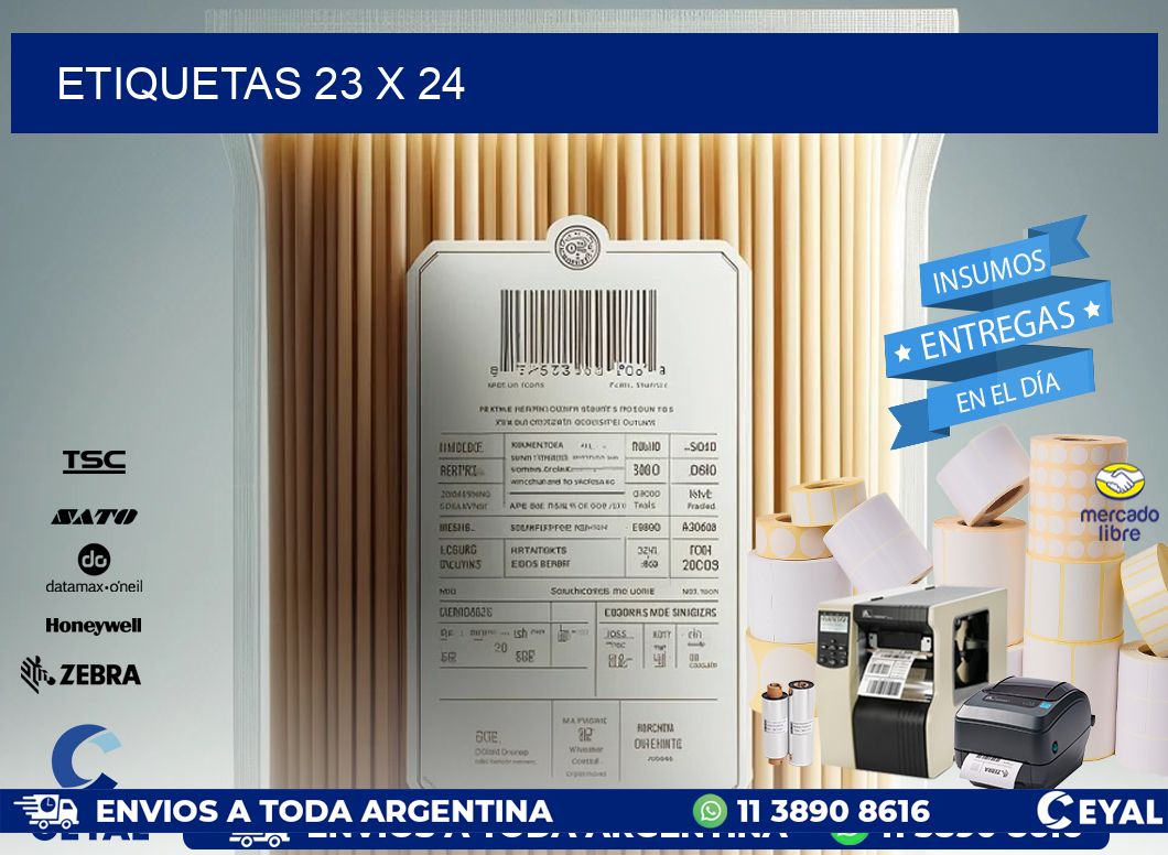 ETIQUETAS 23 x 24