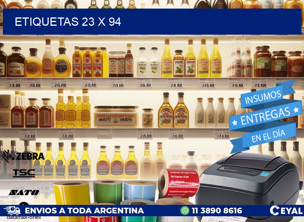 ETIQUETAS 23 x 94