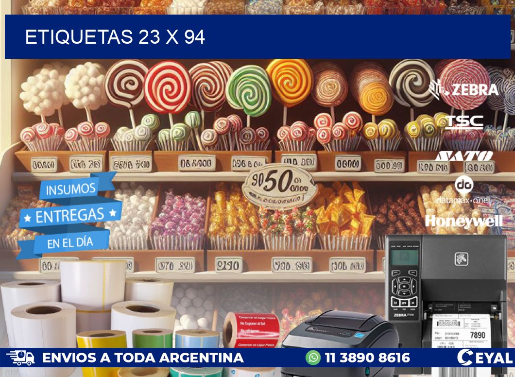 ETIQUETAS 23 x 94