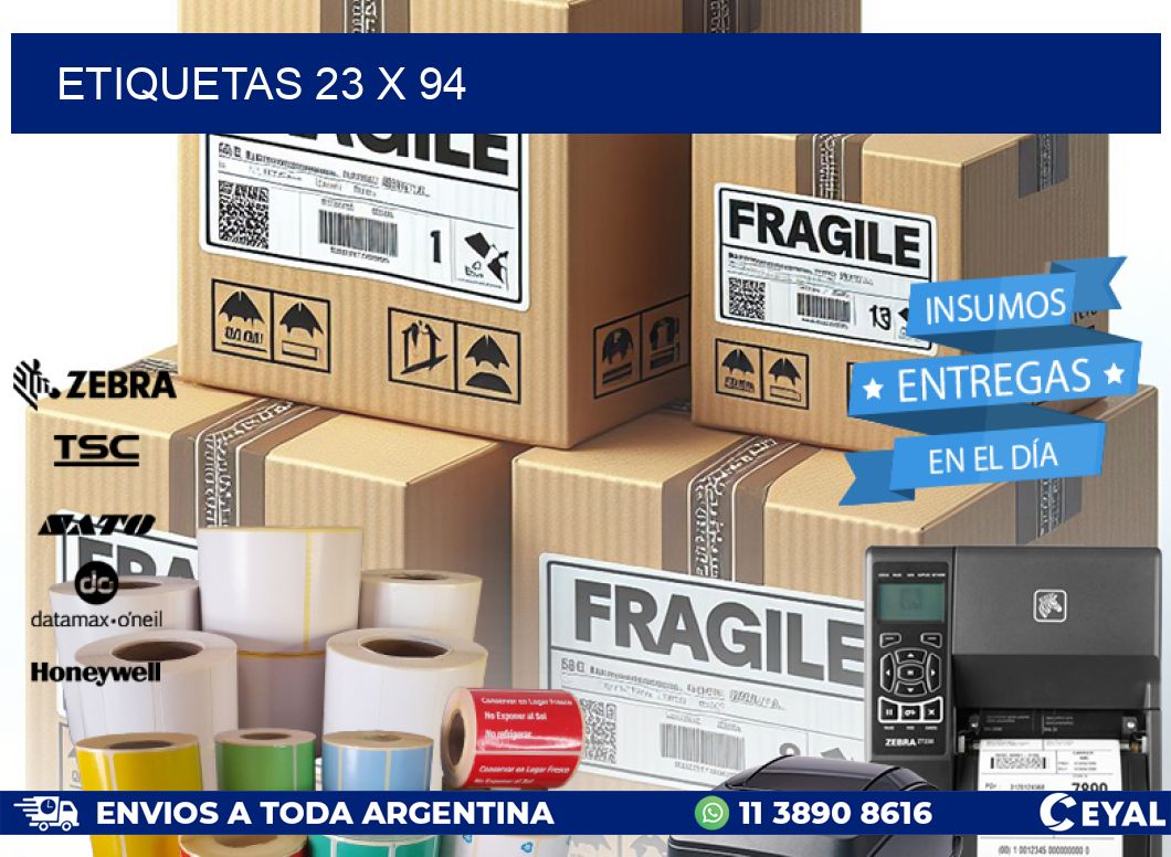 ETIQUETAS 23 x 94