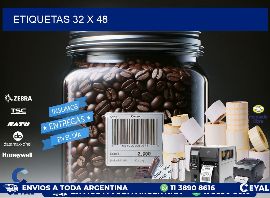 ETIQUETAS 32 x 48