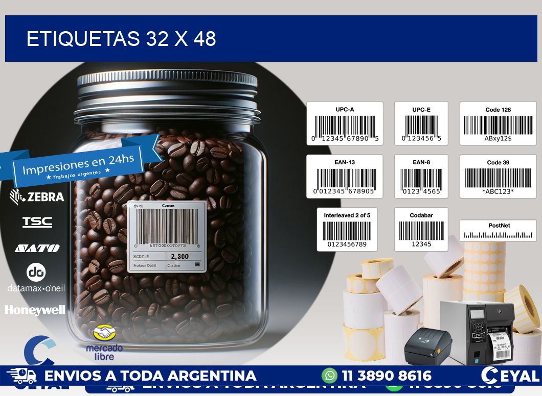 ETIQUETAS 32 x 48