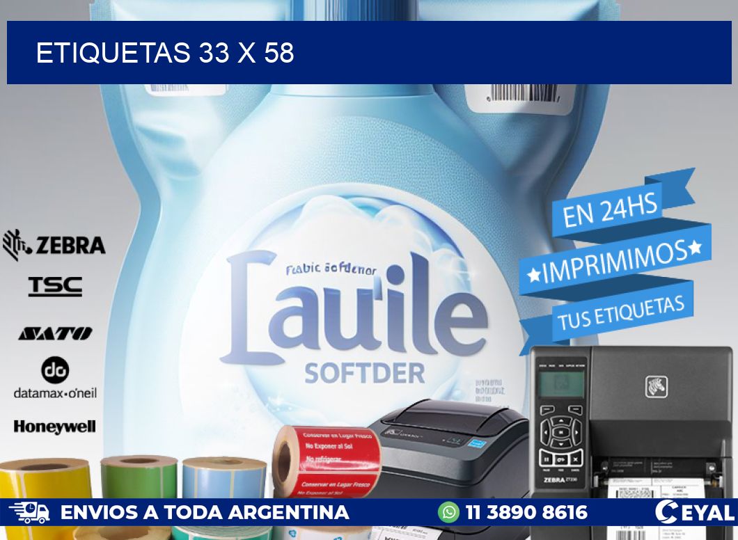 ETIQUETAS 33 x 58