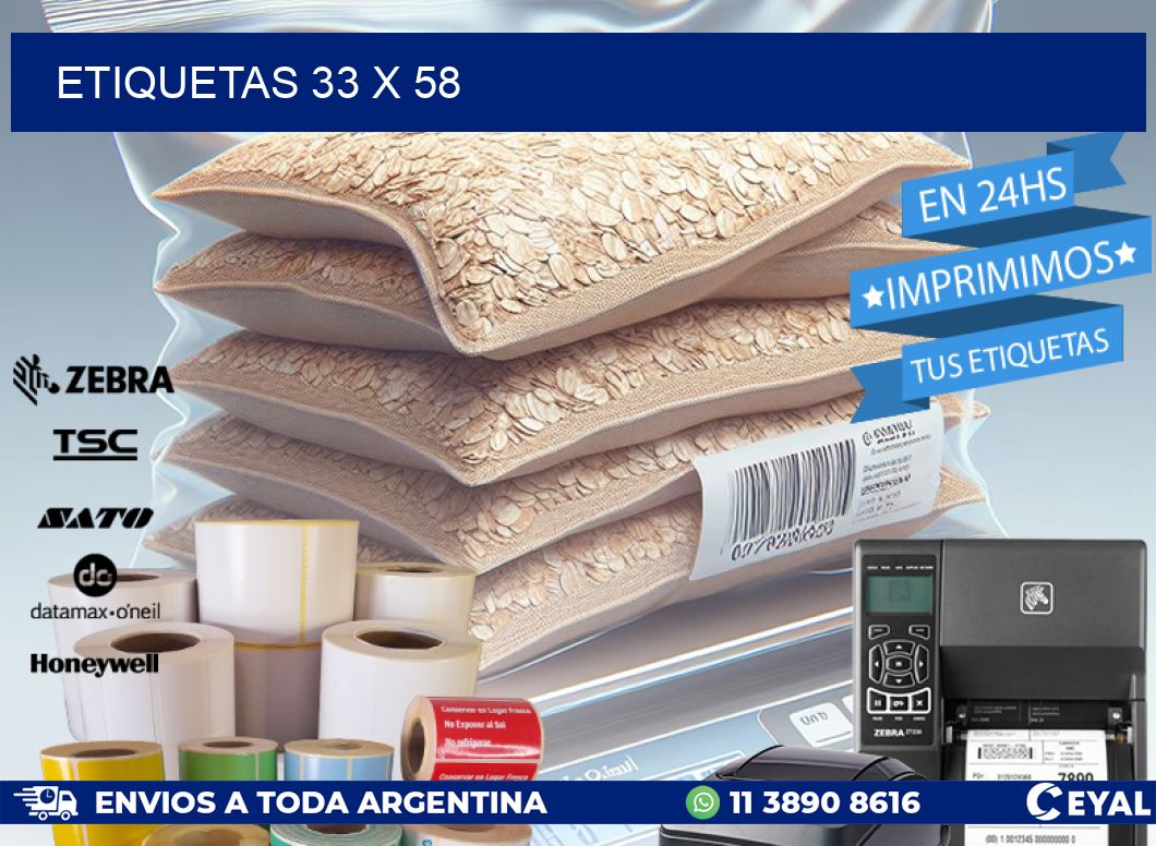 ETIQUETAS 33 x 58