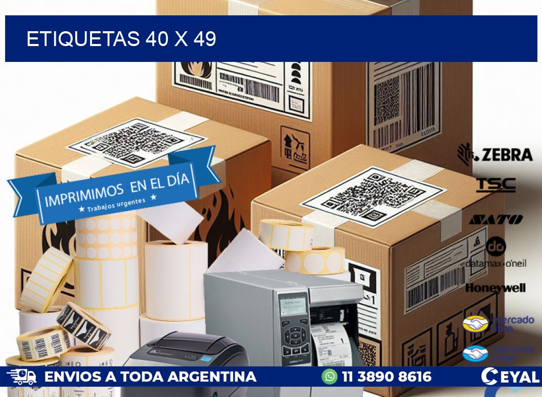 ETIQUETAS 40 x 49