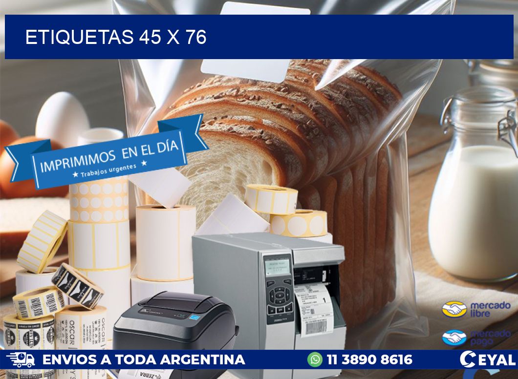 ETIQUETAS 45 x 76