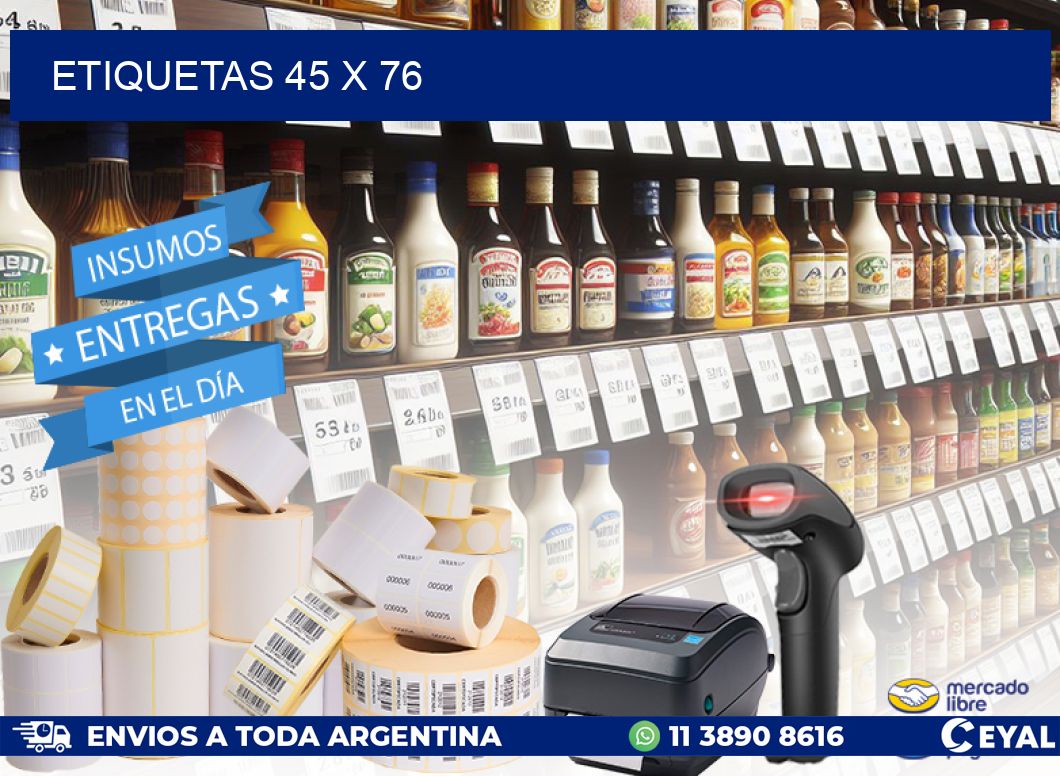 ETIQUETAS 45 x 76