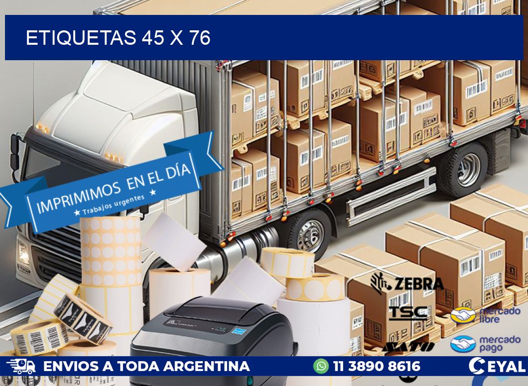 ETIQUETAS 45 x 76