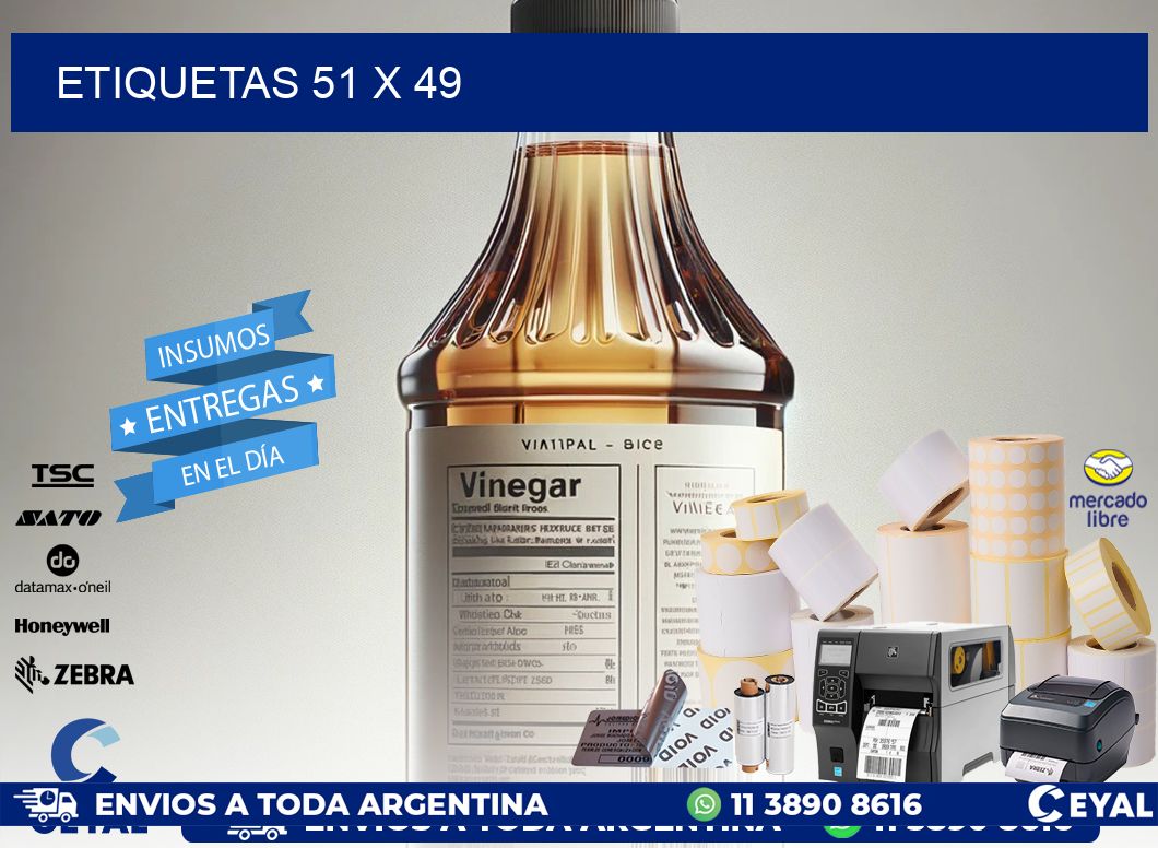 ETIQUETAS 51 x 49