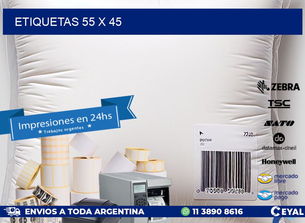 ETIQUETAS 55 x 45