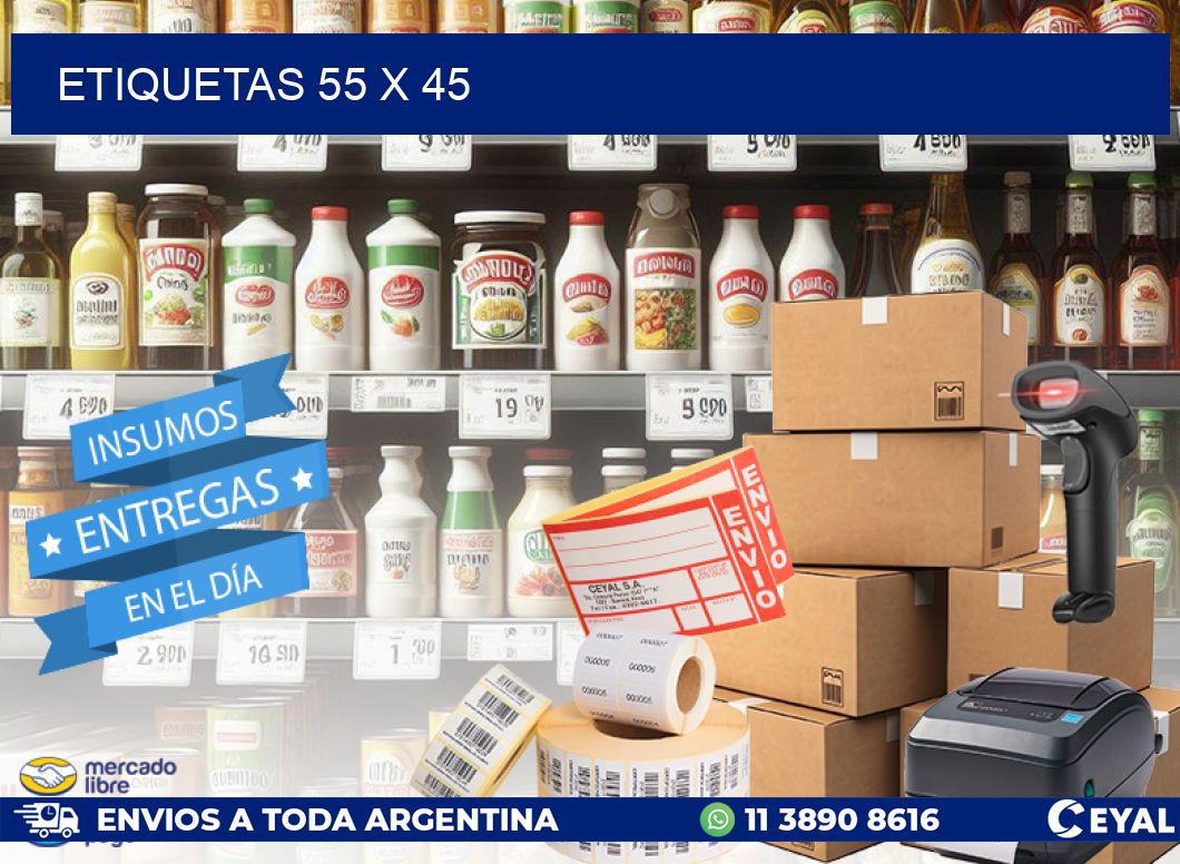 ETIQUETAS 55 x 45