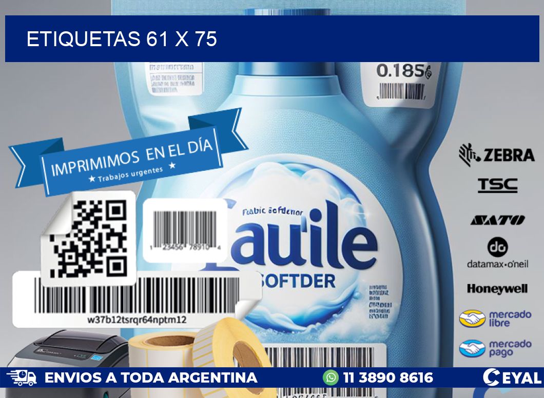 ETIQUETAS 61 x 75