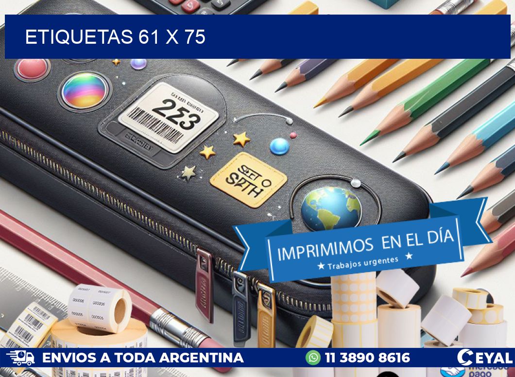 ETIQUETAS 61 x 75