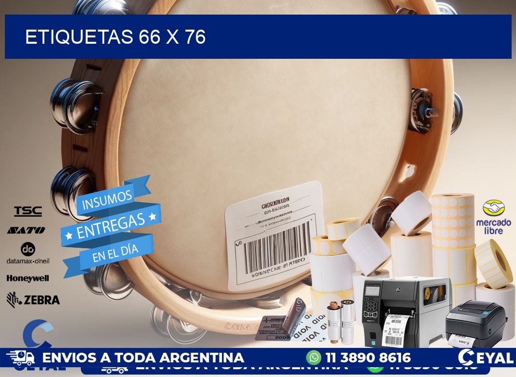 ETIQUETAS 66 x 76