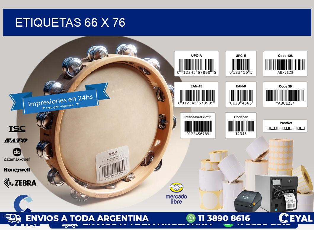 ETIQUETAS 66 x 76