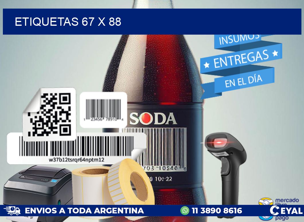 ETIQUETAS 67 x 88