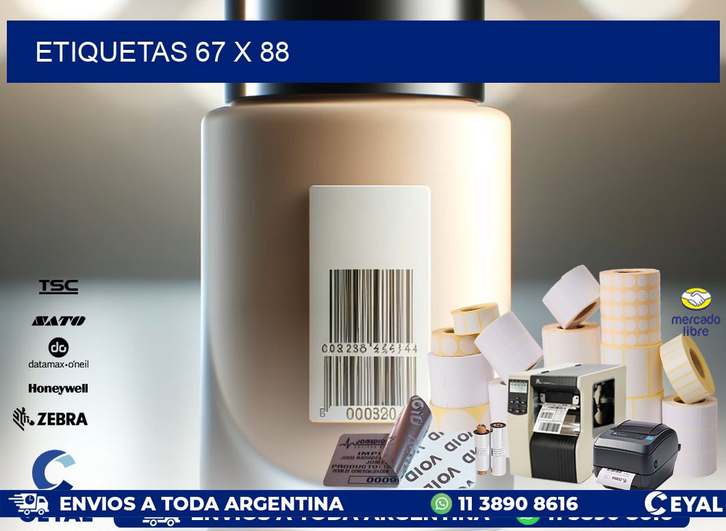 ETIQUETAS 67 x 88
