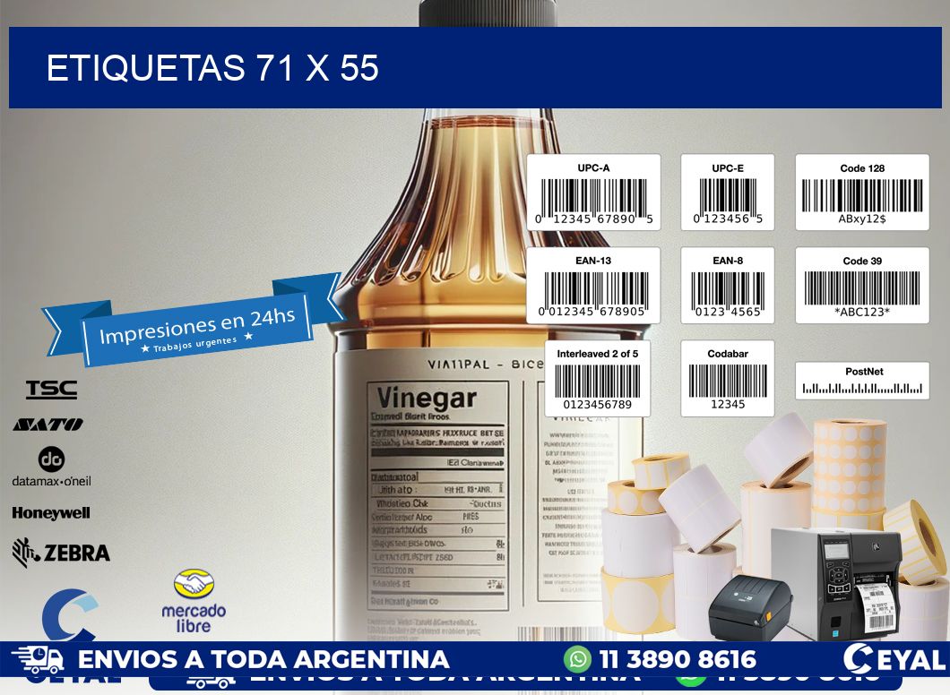 ETIQUETAS 71 x 55