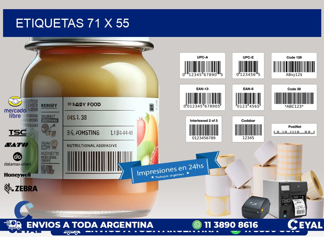 ETIQUETAS 71 x 55