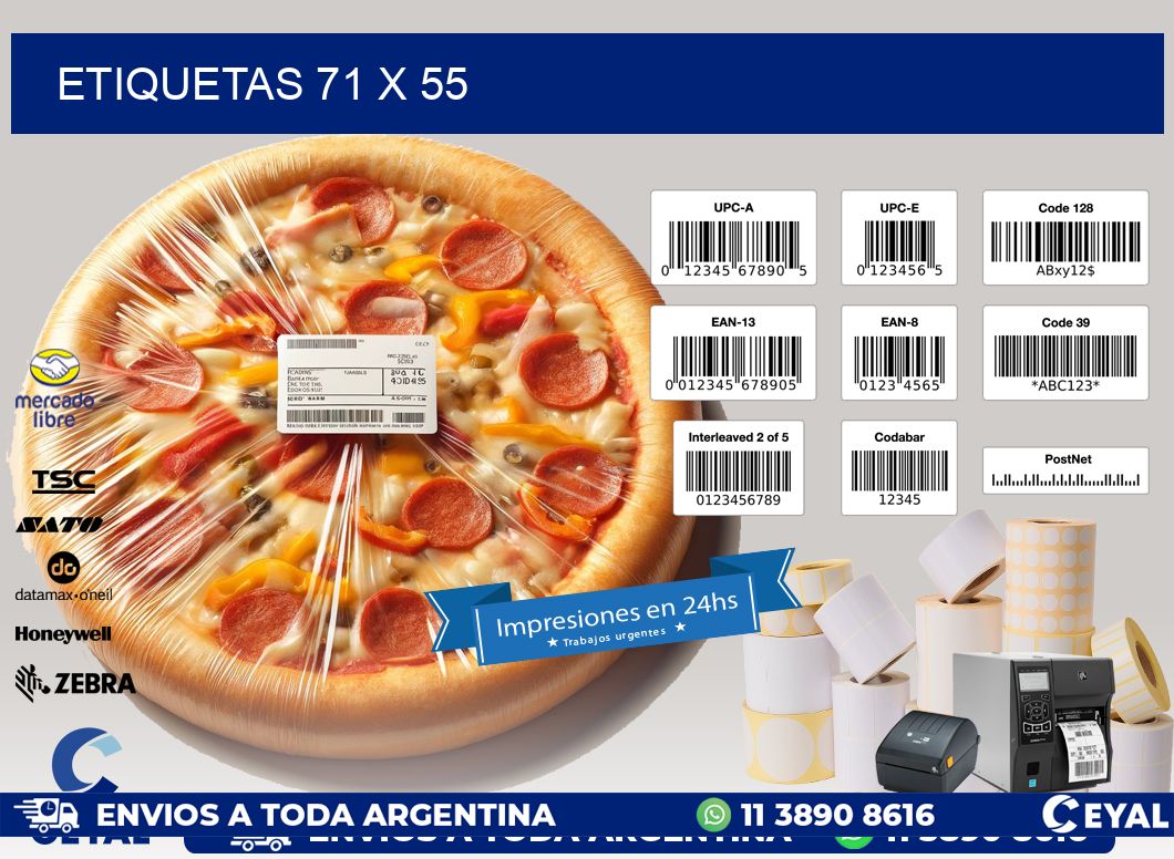 ETIQUETAS 71 x 55