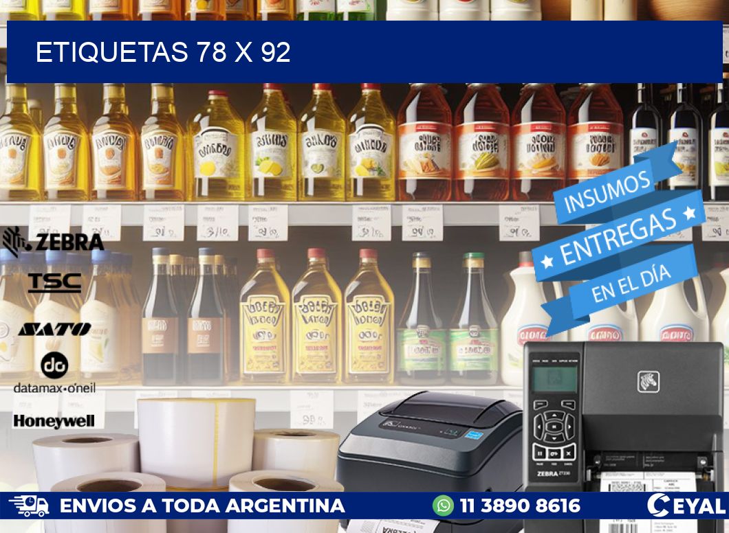 ETIQUETAS 78 x 92