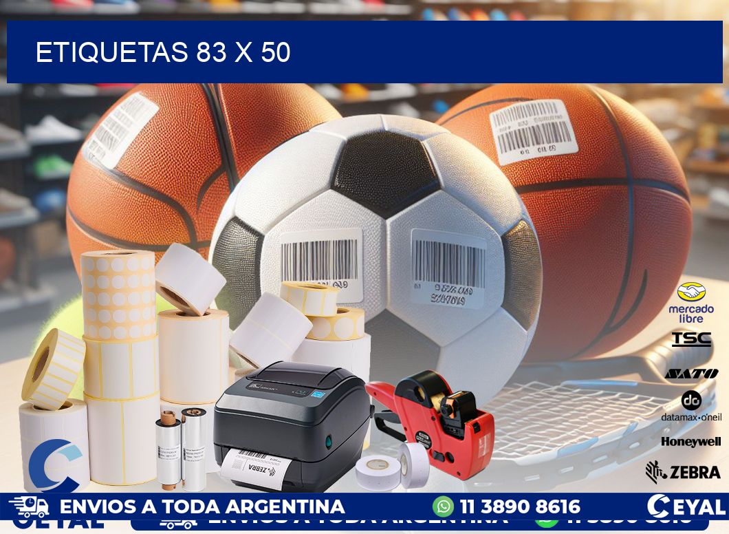 ETIQUETAS 83 x 50
