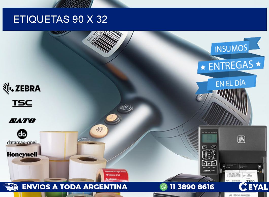 ETIQUETAS 90 x 32