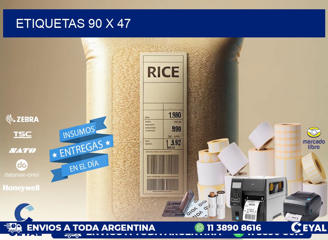 ETIQUETAS 90 x 47