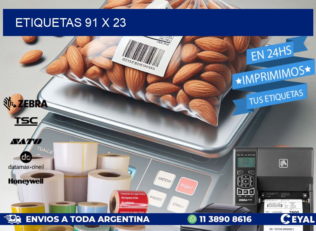 ETIQUETAS 91 x 23