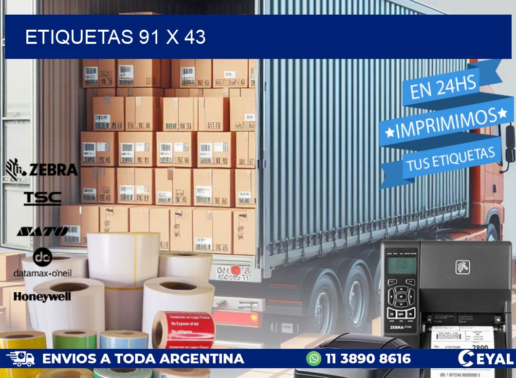 ETIQUETAS 91 x 43