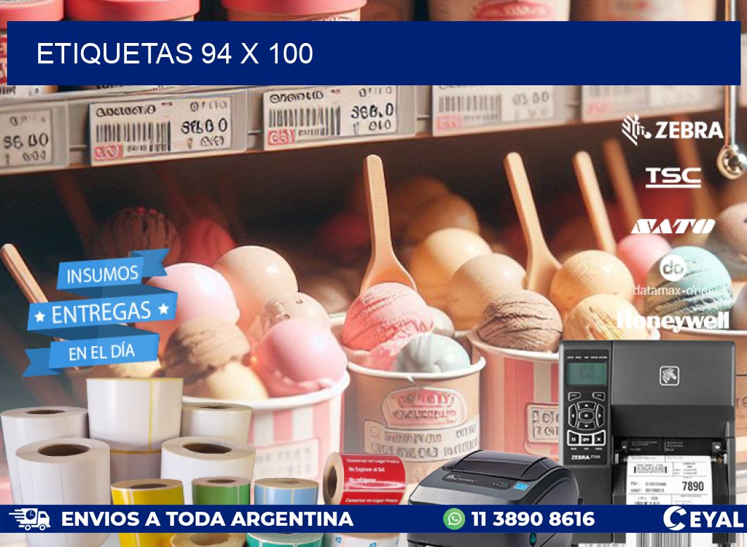 ETIQUETAS 94 x 100
