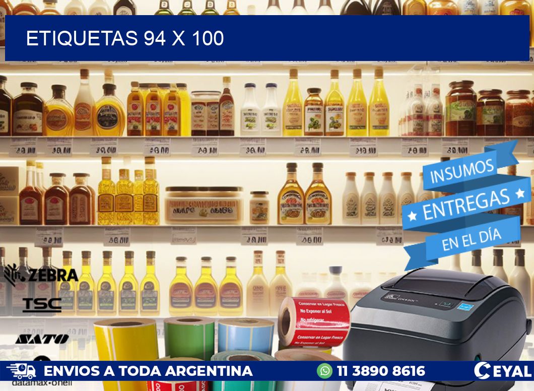 ETIQUETAS 94 x 100